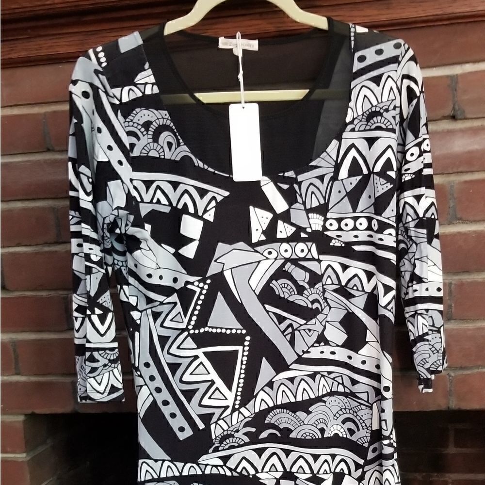 Zen_knits patterned dress.   
